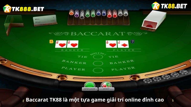 Hướng dẫn chơi bài Baccarat TK88