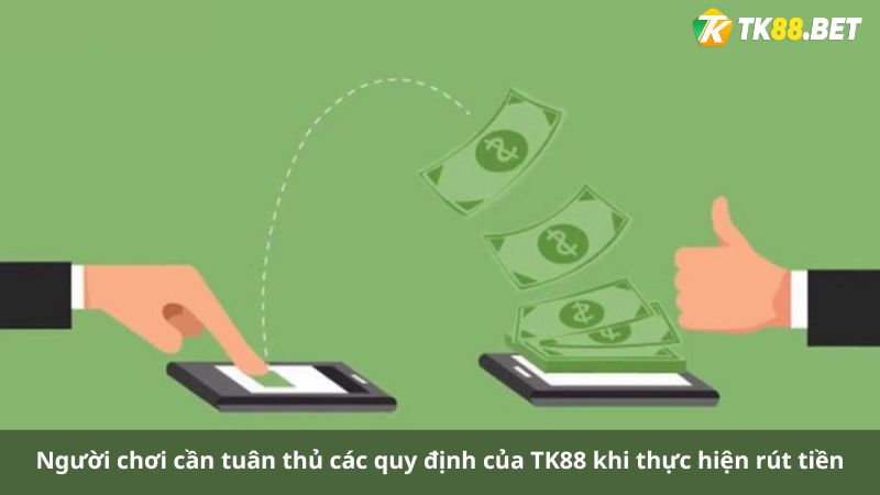 Vấn đề hay gặp khi rút tiền TK88a